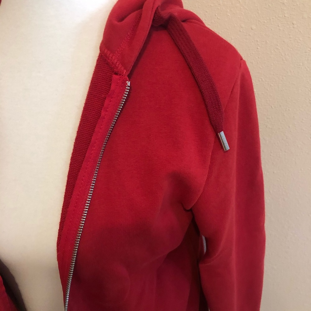 HAPPINESS Happy Zip Up Jacket- RUBY - Picture 7 of 11